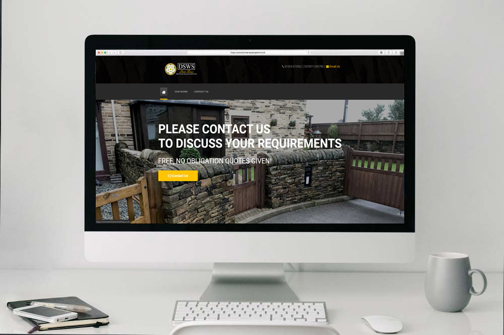 Website Design Wakefield Liam Sinar Dry Stone Walling